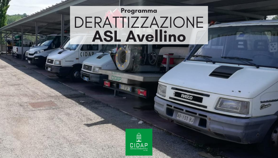 Programma derattizzazione Asl Avellino agosto 2020