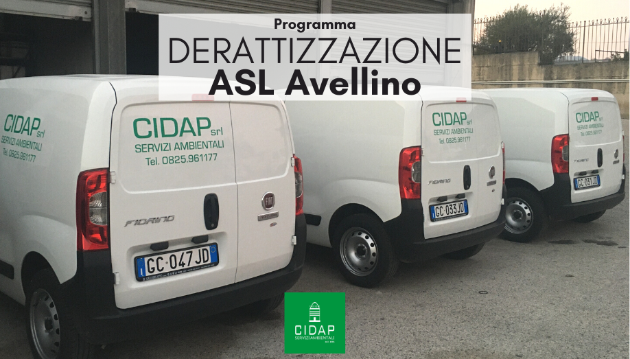 Programma derattizzazione ASL Avellino aprile 2021