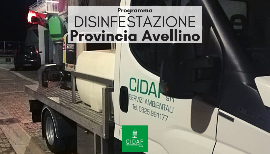 Provincia Avellino programma di disinfestazione agosto/settembre 2022