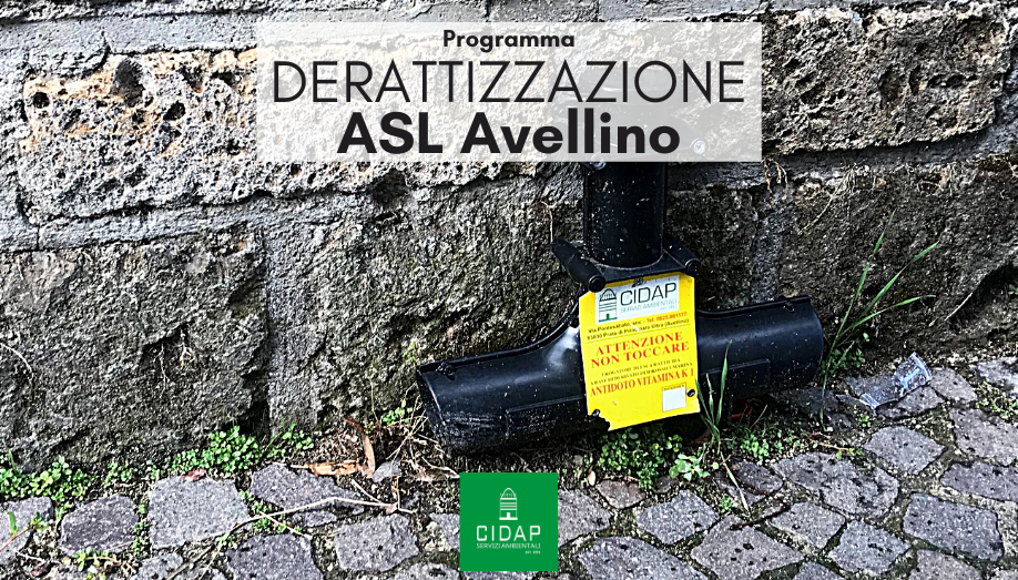Programma derattizzazione ASL Avellino Ottobre 2022