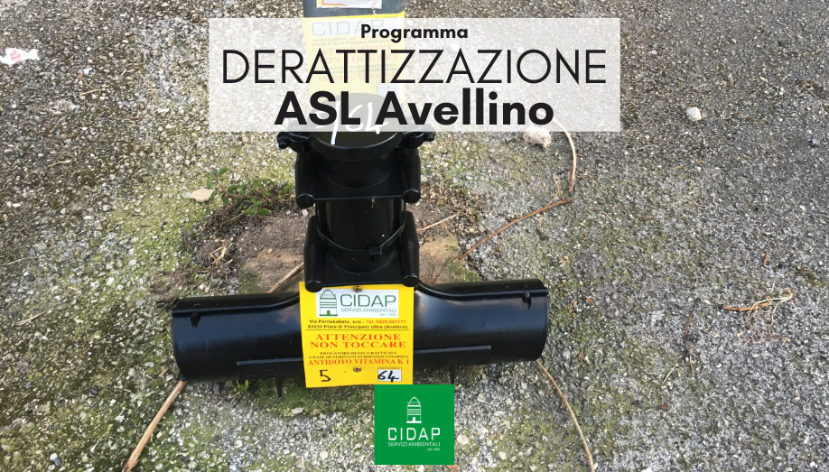 Programma derattizzazione ASL Avellino Aprile 2023