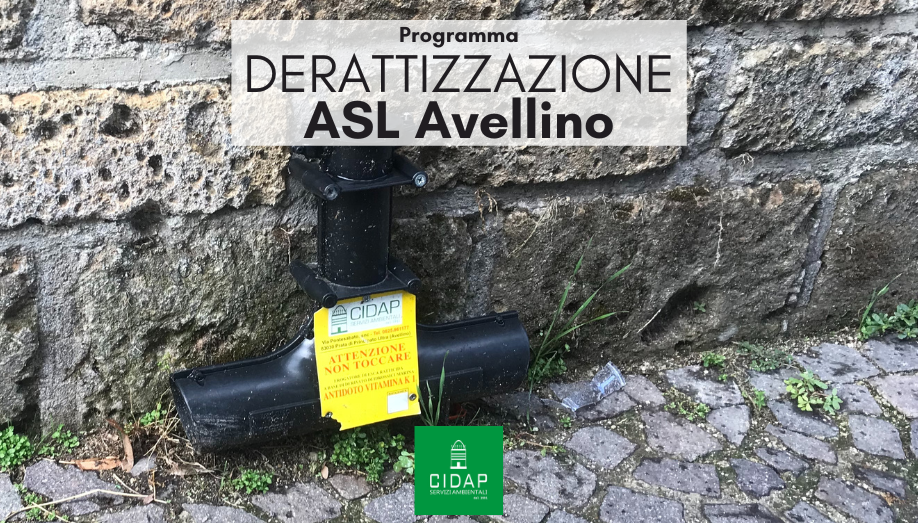 Programma derattizzazione ASL Avellino Giugno 2023