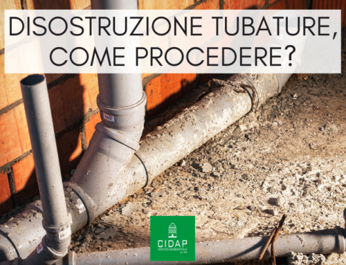 Disostruzione tubature in caso di odori sgradevoli