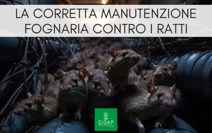 Corretta manutenzione fognaria contro infestazione ratti