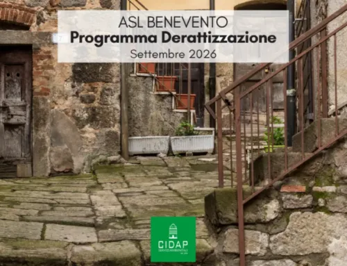 Programma derattizzazione ASL Benevento settembre 2026