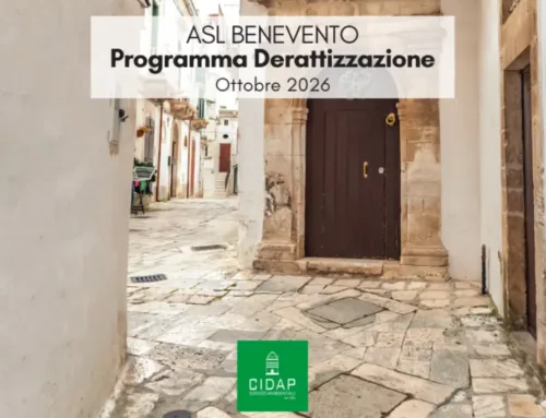 Programma derattizzazione ASL Benevento ottobre 2026